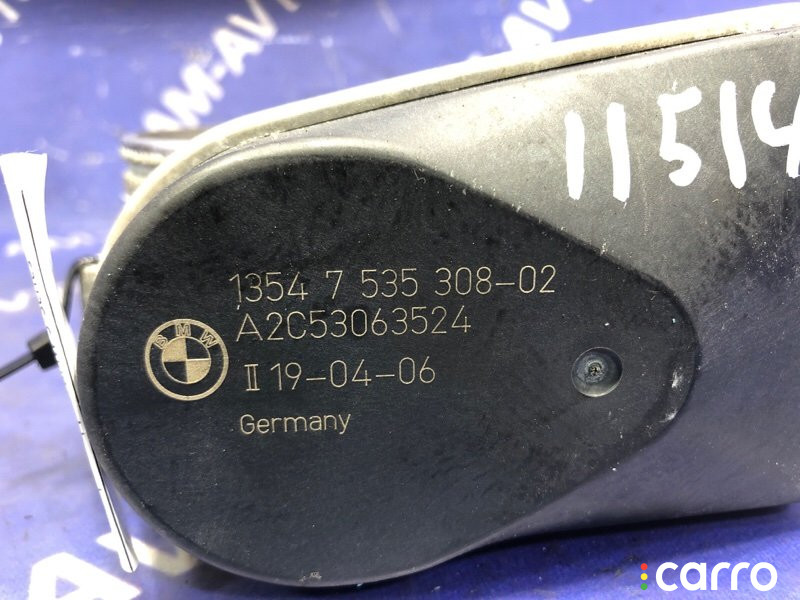7535308 Заслонка дроссельная BMW 5-Series 2008г. - фото №5