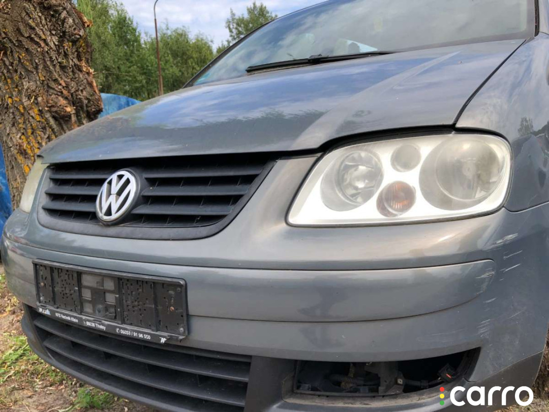Передняя панель крепления облицовки (телевизор) Volkswagen Touran 2005г. - фото №2