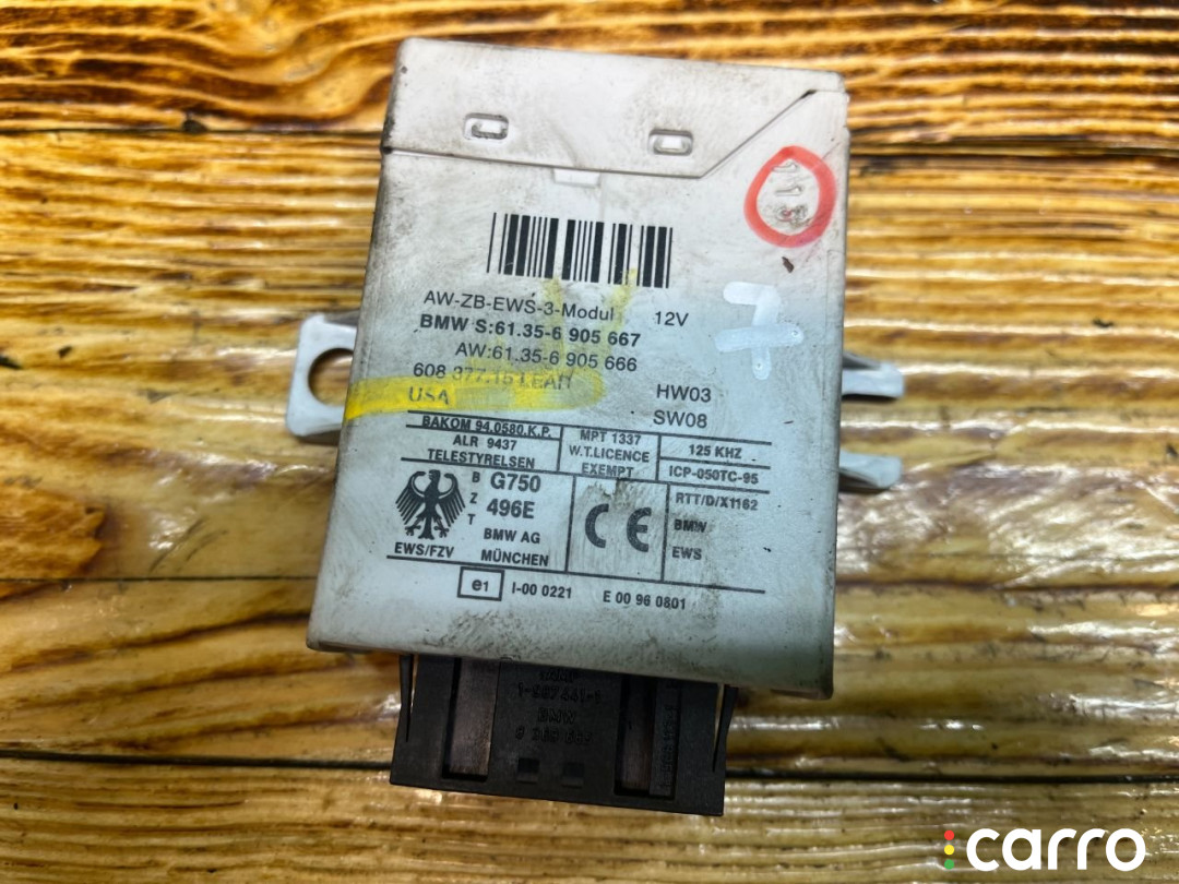61356905667, 0281010314, 7789376, 61356905666 Ключ BMW 5 E39 2002г. - фото №9