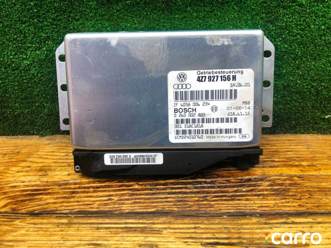4Z7927156H, 6058006234, 0260002805, 001318E1818, 6S86115 Блок управления АКПП Audi A6 Allroad 2005г. - фото №1