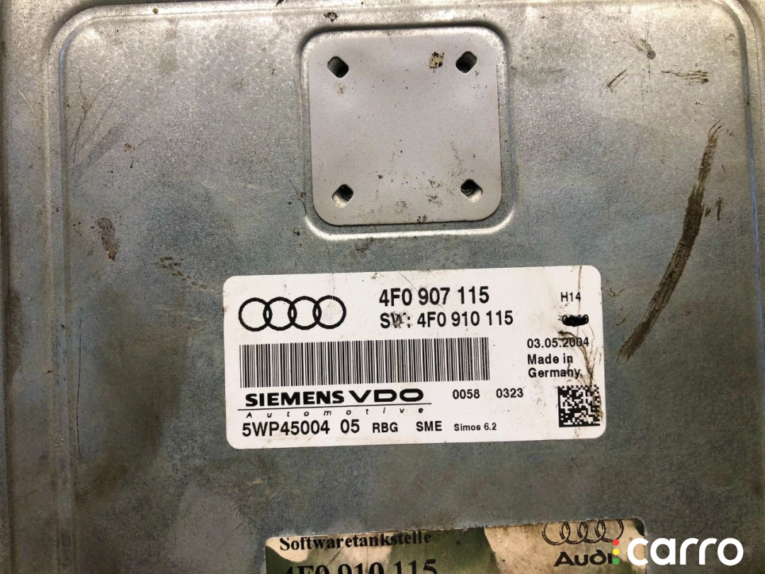 4F0907115, 4F0910115, 5WP4500405, 25522006 Блок управления двигателем Audi A6 2004г. - фото №2