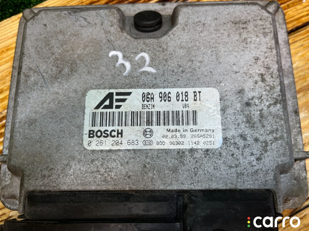 06A906018BT, 0261204683, 26SA5281, 11420251, 96302 Блок управления двигателем Volkswagen Sharan 1999г. - фото №3