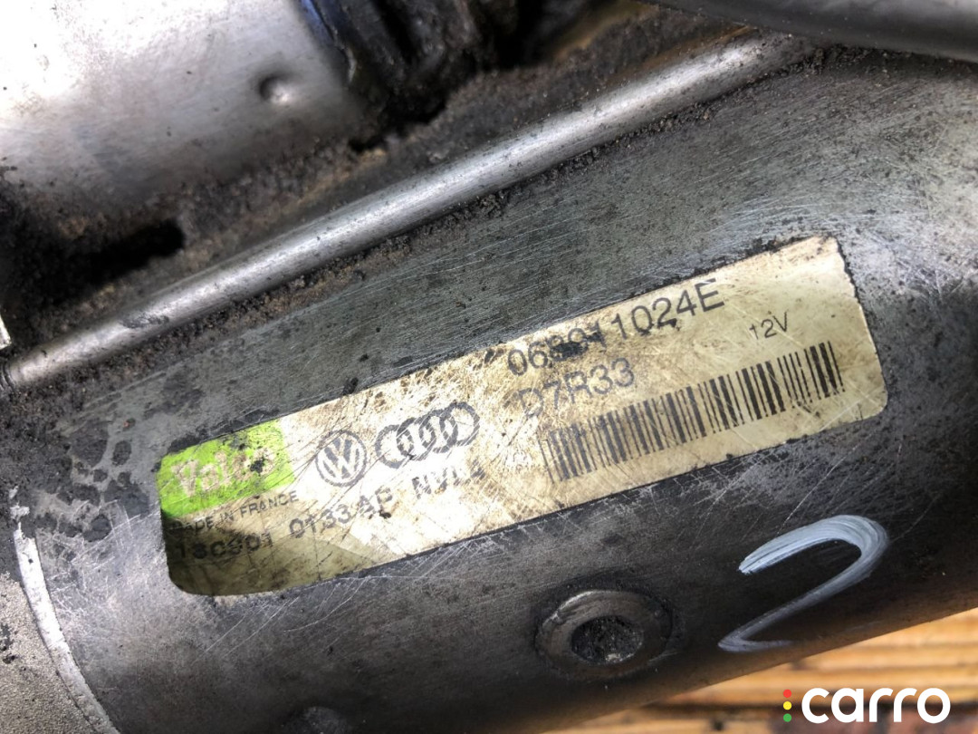 068911024E, D7R33 Стартер Audi 80 1994г. - фото №5