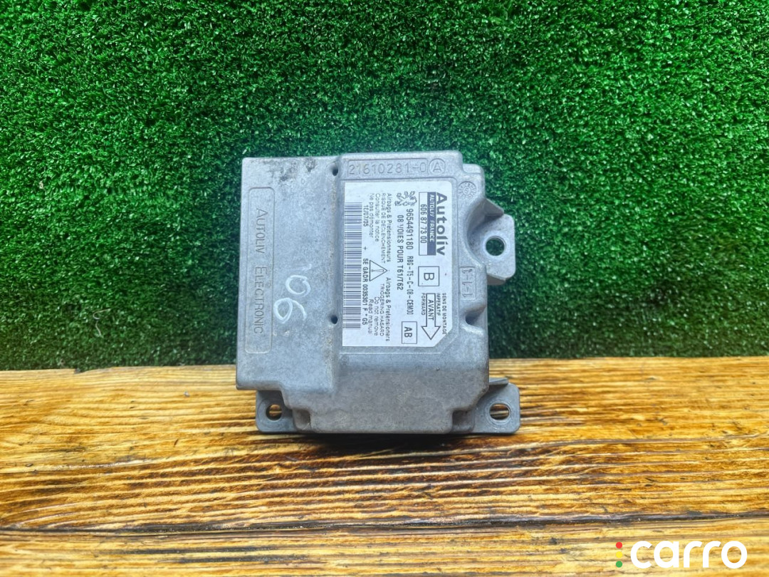 9654491180, 606877300, 216102810 Блок AirBag Peugeot 307 2005г. - фото №1