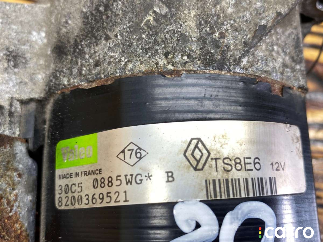 8200369521, 1005831221, 026309, 30C50885WG, TS8E6 Стартер Renault Clio 2006г. - фото №3