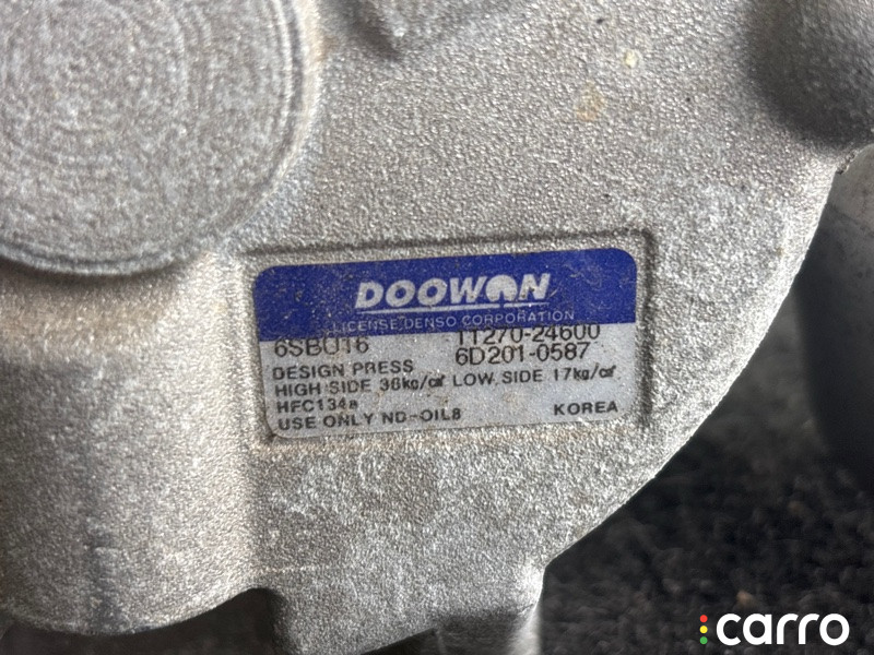 977011G010, 977011G000, 6D2010587 компрессор кондиционера Kia Rio 2008г. - фото №7