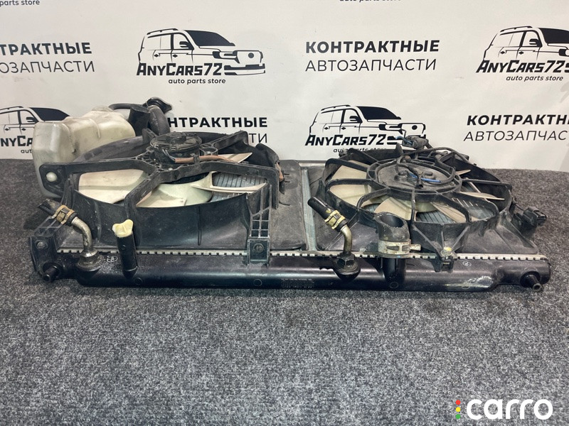 радиатор охлаждения двигателя Honda Fit 2003г. - фото №4