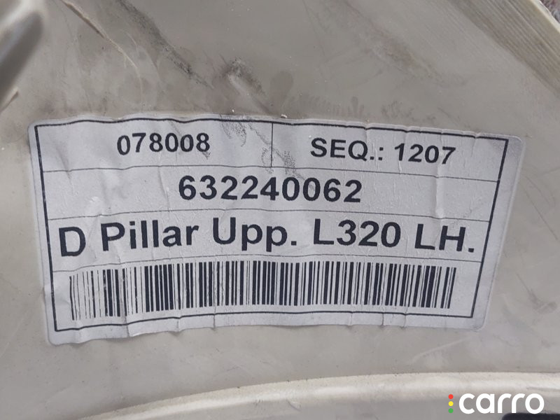 632240062 Накладка на стойку кузова Land Rover Range Rover Sport 2008г. - фото №6