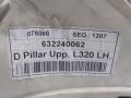 632240062 Накладка на стойку кузова Land Rover Range Rover Sport 2008г. - фото №6