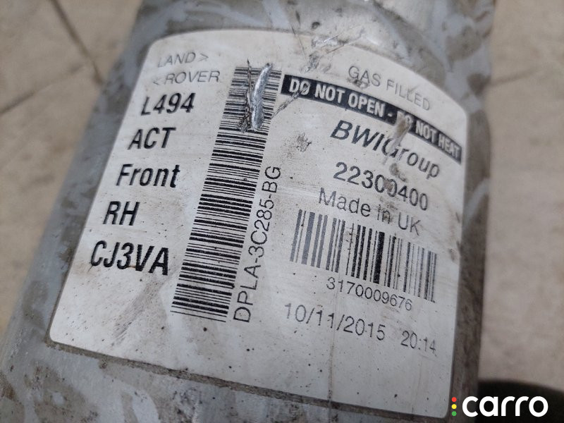 LR072440, DPLA3C285BG, LR072450, DPLA3C285, DPLA-3C286-BG, DPLA3C286 Пневмоамортизатор подвески Land Rover Range Rover Sport 2017г. - фото №8