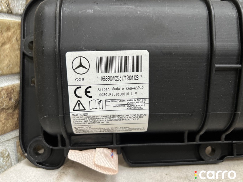 A1668600102, 1668600102 Подушка безопасности в колени Mercedes-Benz GLE-Class 2018г. - фото №8