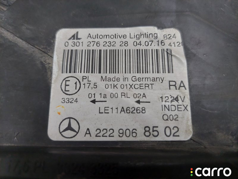 A2229068502 Фара ксеноновая Mercedes-Benz S-Class 2016г. - фото №10