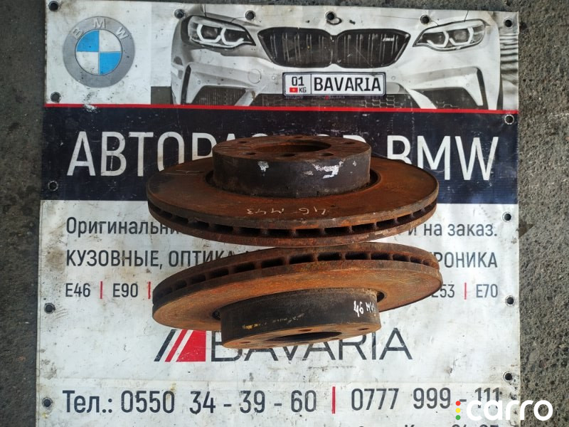 34116864060 Диски тормозные вентилируемые к-т BMW 3 Series 1997г. - фото №2