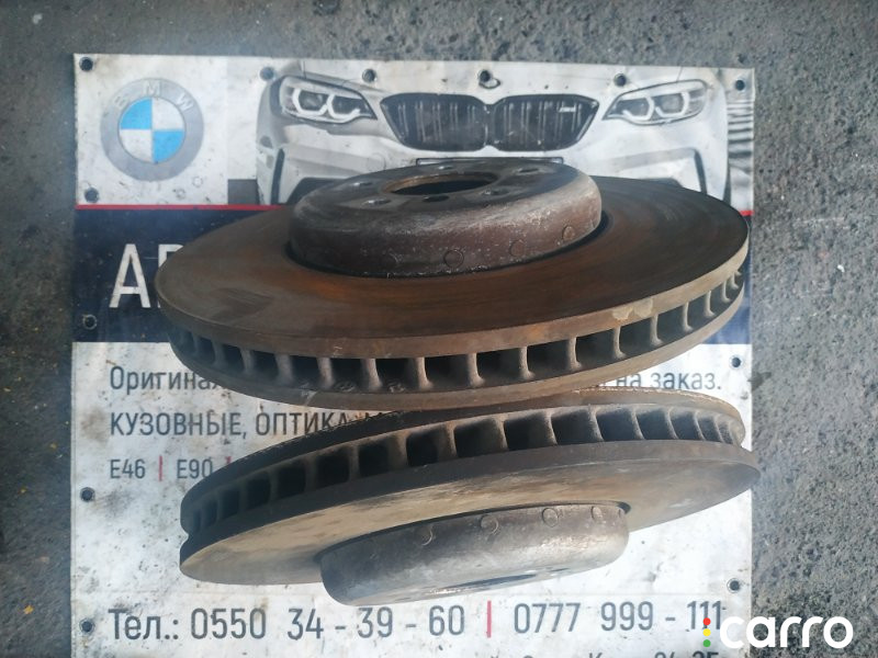 34116785676, 34116785675 Диски тормозные вентилируемые к-т BMW 7 Series 2008г. - фото №2