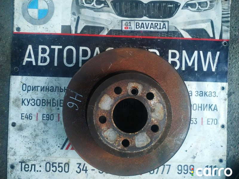 34216886479 Диски тормозные вентилируемые к-т BMW X5 2011г. - фото №1