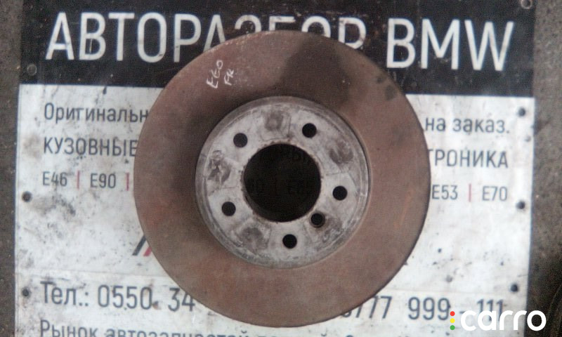 34116864906, 34116753221 Диски тормозные вентилируемые к-т BMW 5 series 2003г. - фото №1