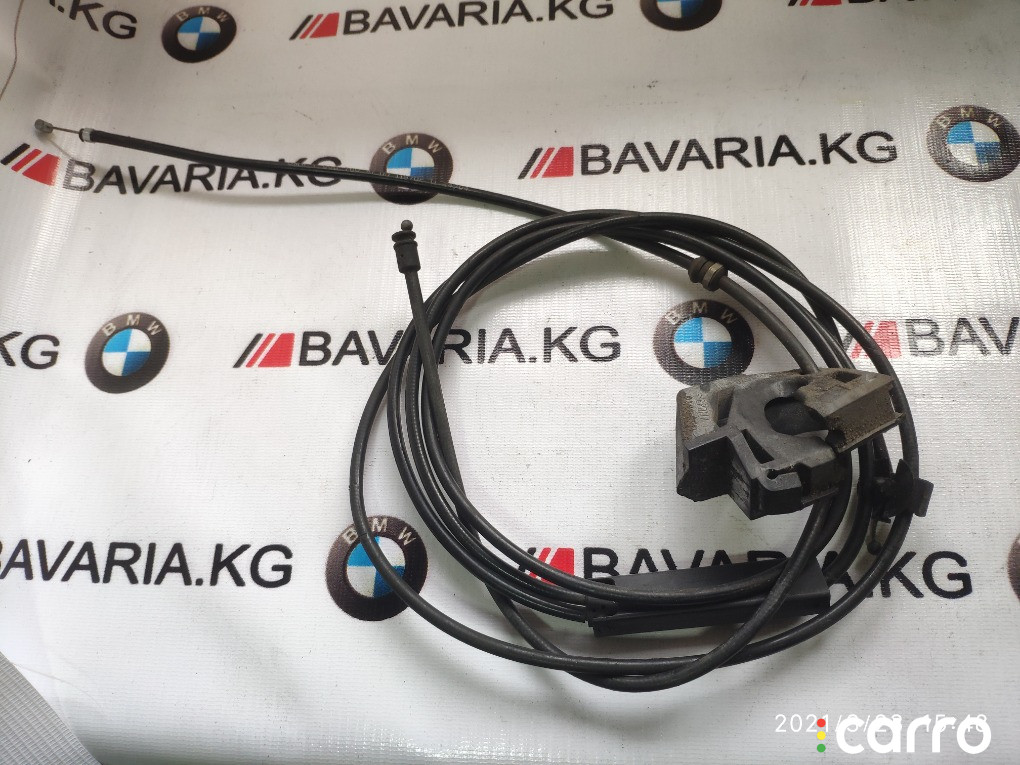 51237008760 Трос капота начальная часть BMW 545 2004г. - фото №1