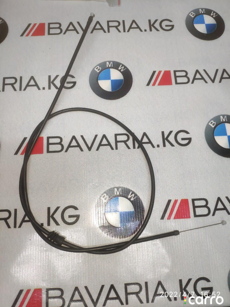 51237183769 Трос капота начальная часть BMW 7 Series 2009г. - фото №1