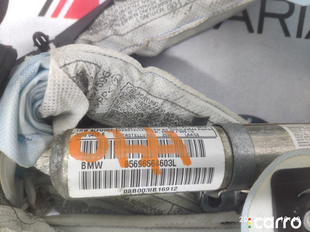 72126966646 Airbag-шторка BMW 3 Series 2008г. - фото №2
