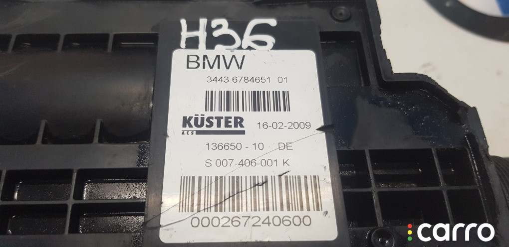 34436877316, 34436784651 Исполнительный узел стояночного тормоза BMW 7 Series 2009г. - фото №2