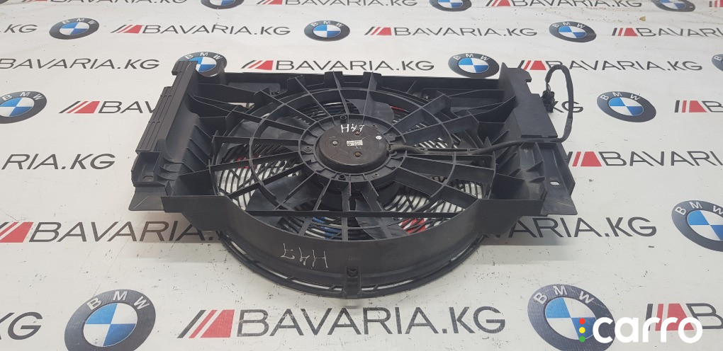 64546921381 Электровентилятор радиатора кондиционера BMW X5 2002г. - фото №1