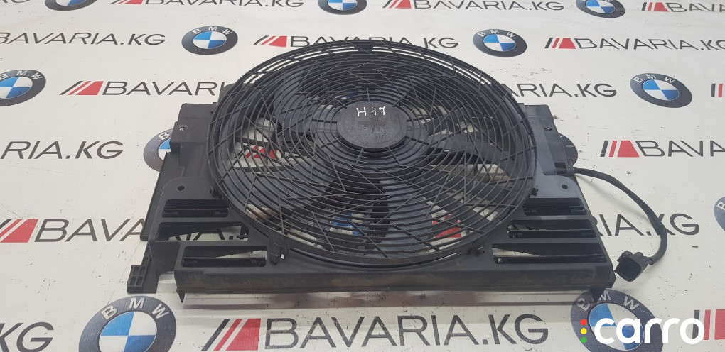 64546921381 Электровентилятор радиатора кондиционера BMW X5 2002г. - фото №2