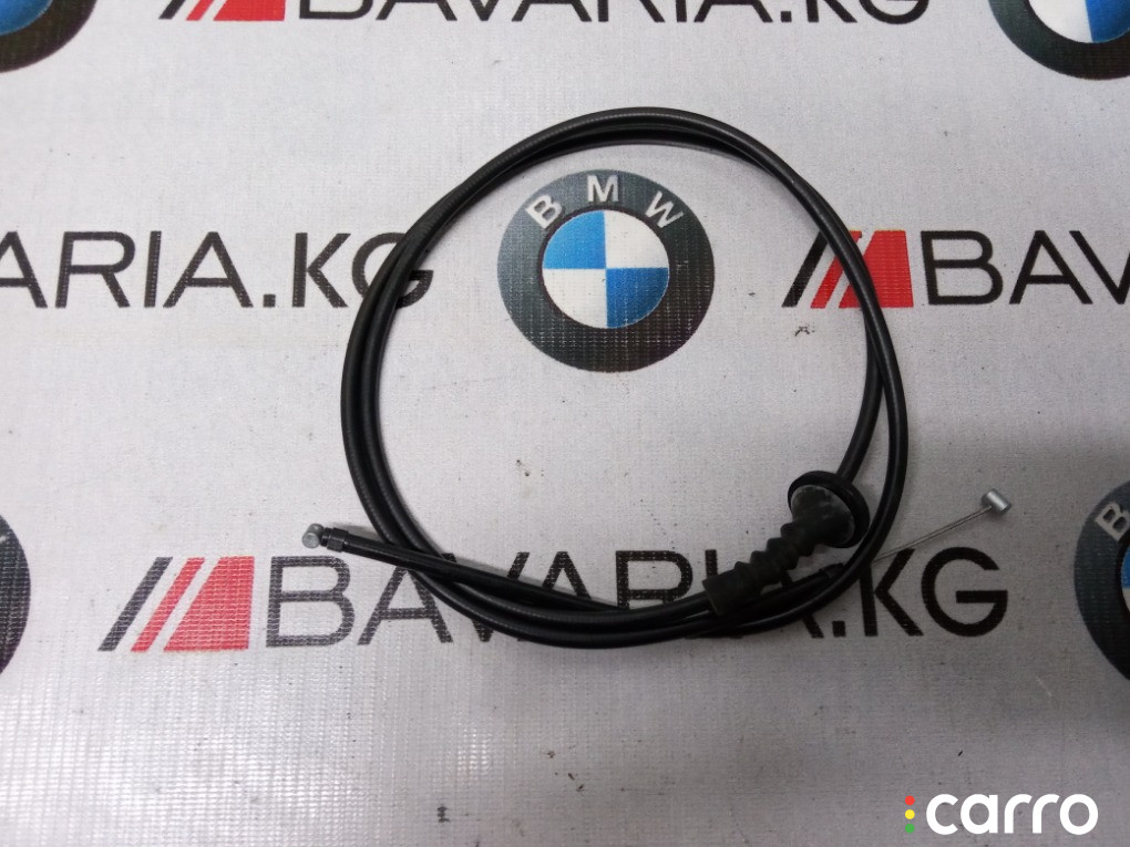 51237255801 Трос капота начальная часть BMW 550i 2013г. - фото №1