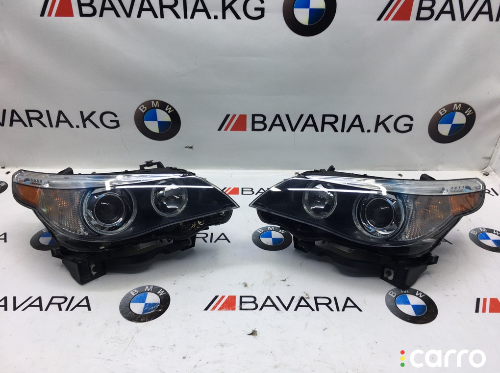 63127166115 Фара BMW 5 series 2003г. - фото №1