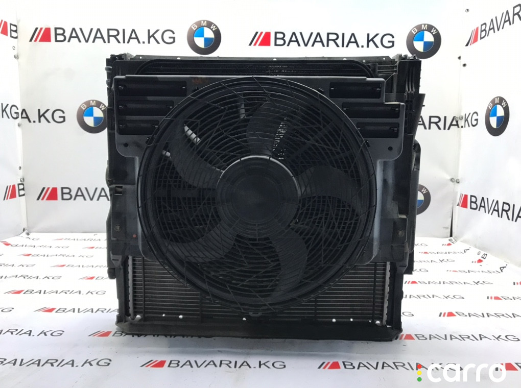 64546921381 Электровентилятор радиатора кондиционера BMW X5 2003г. - фото №1