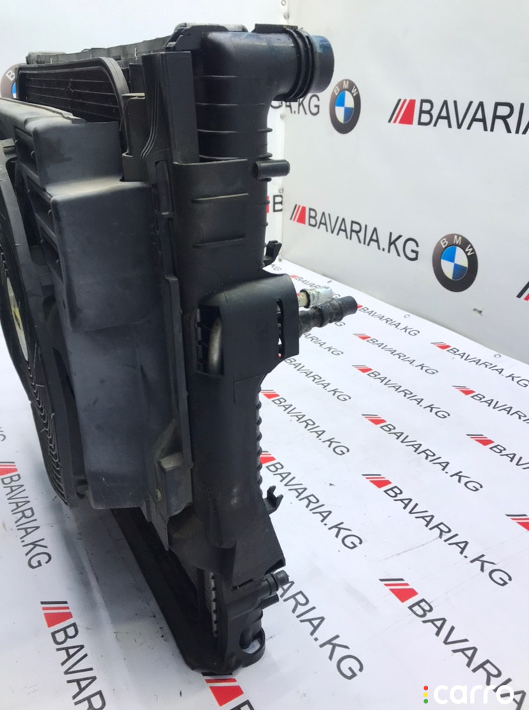 64546921381 Электровентилятор радиатора кондиционера BMW X5 2003г. - фото №4
