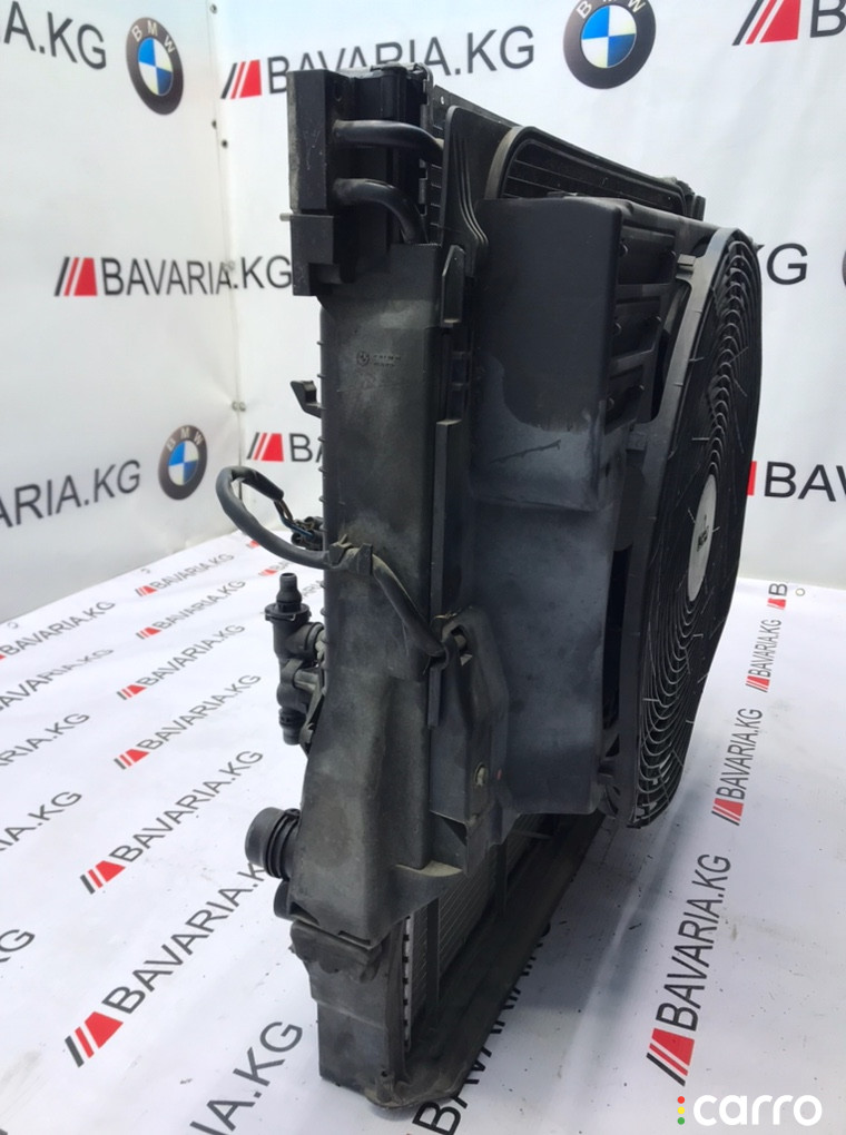 64546921381 Электровентилятор радиатора кондиционера BMW X5 2003г. - фото №5