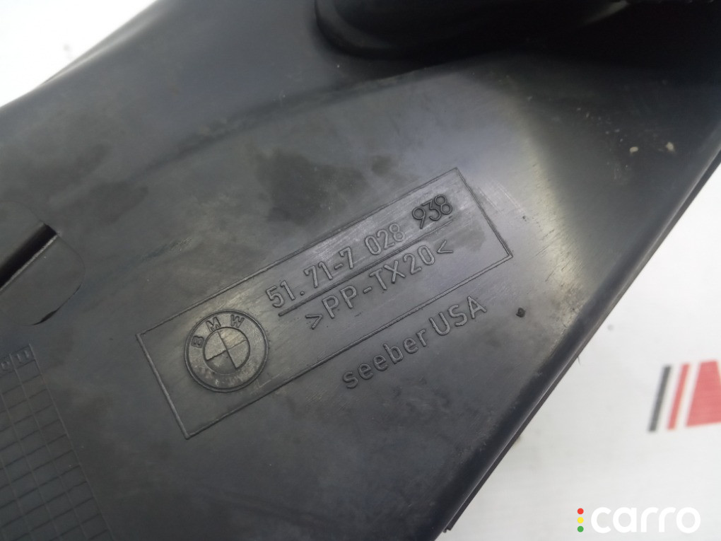51717028938 Воздуховод тормозов BMW X5 2003г. - фото №3