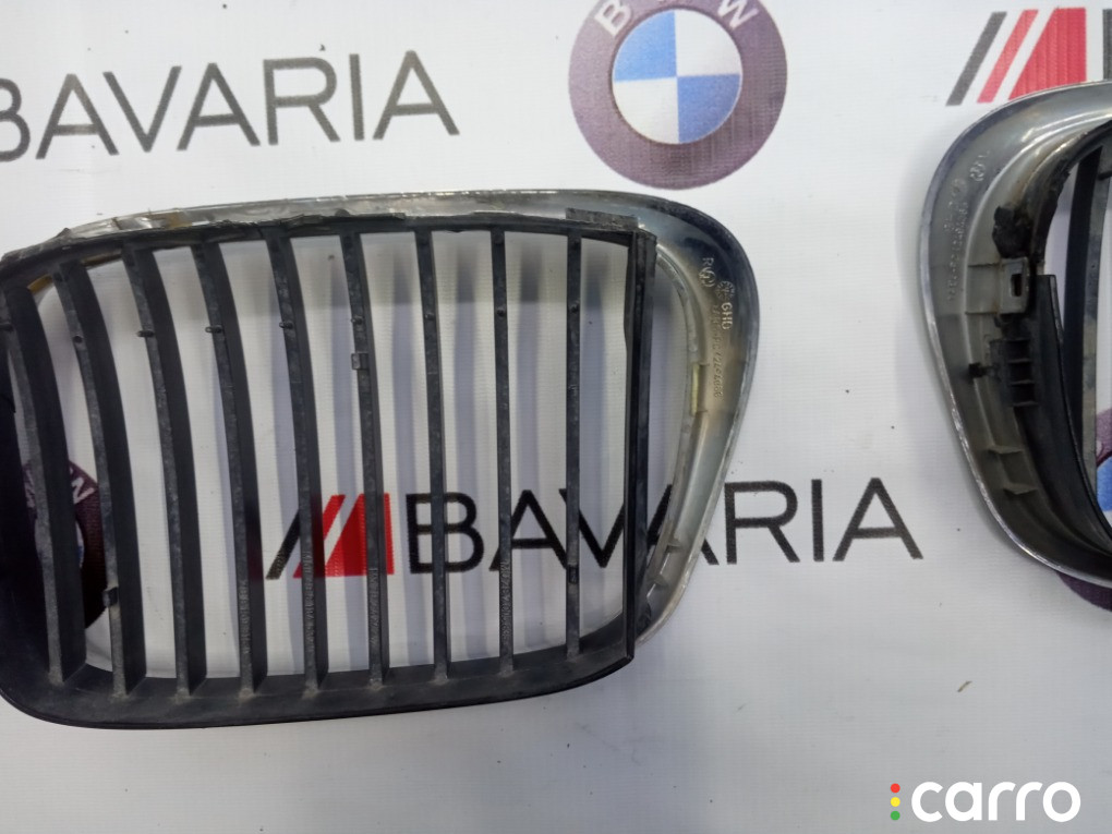 51138159316 Решетка радиатора к-т BMW 530 2003г. - фото №6