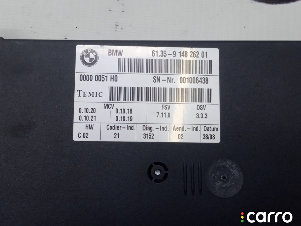 61359148262, 61359196933 Модуль сиденья BMW X5 2008г. - фото №3