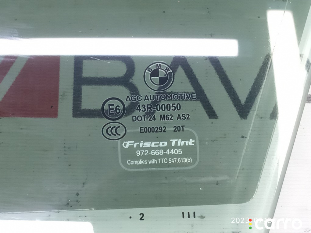 51337182109 Стекло двери BMW 535i 2012г. - фото №3