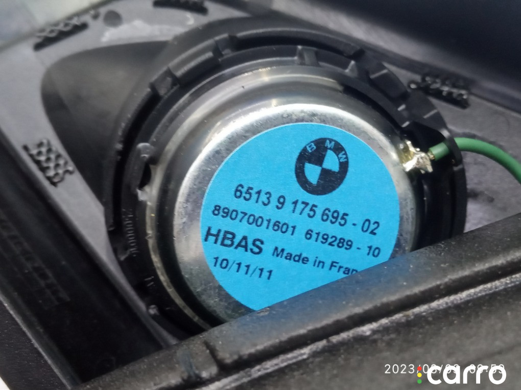 65139175695 Динамик высоких частот в двери BMW 535i 2012г. - фото №3