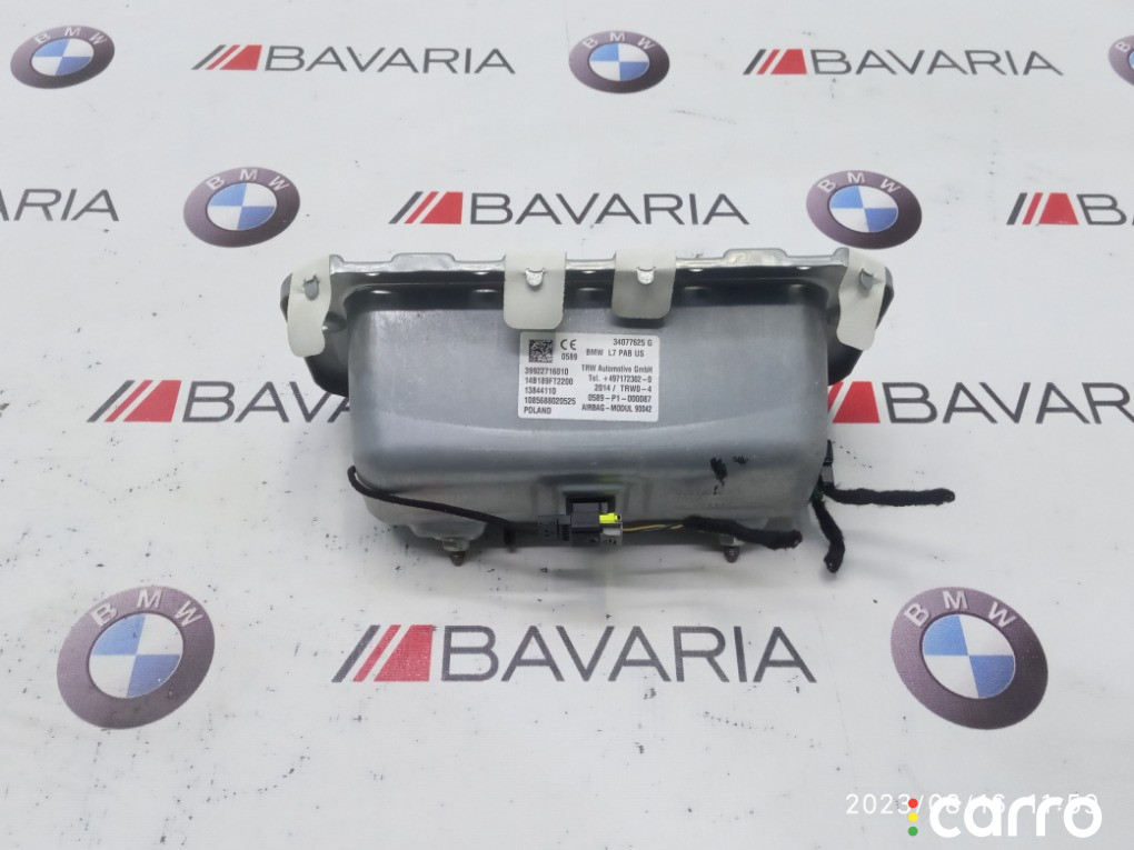72129205197 Airbag в панель (сторона пассажира) BMW 3 Series 2014г. - фото №2
