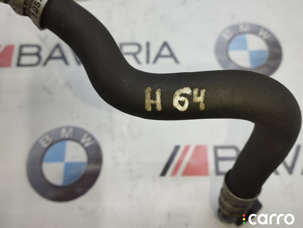 17227586438, 17227537350 Трубопровод масляного радиатора BMW X5 2006г. - фото №5