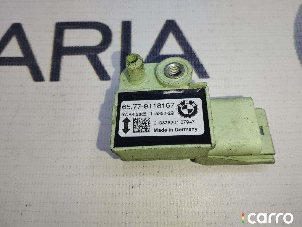 65779118167 Датчик удара SRS в двери BMW X5 2011г. - фото №4