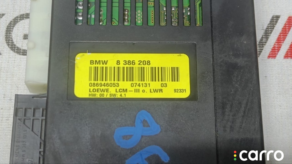 61356961141, 8386208 Блок света LCM3 BMW 5 1999г. - фото №3