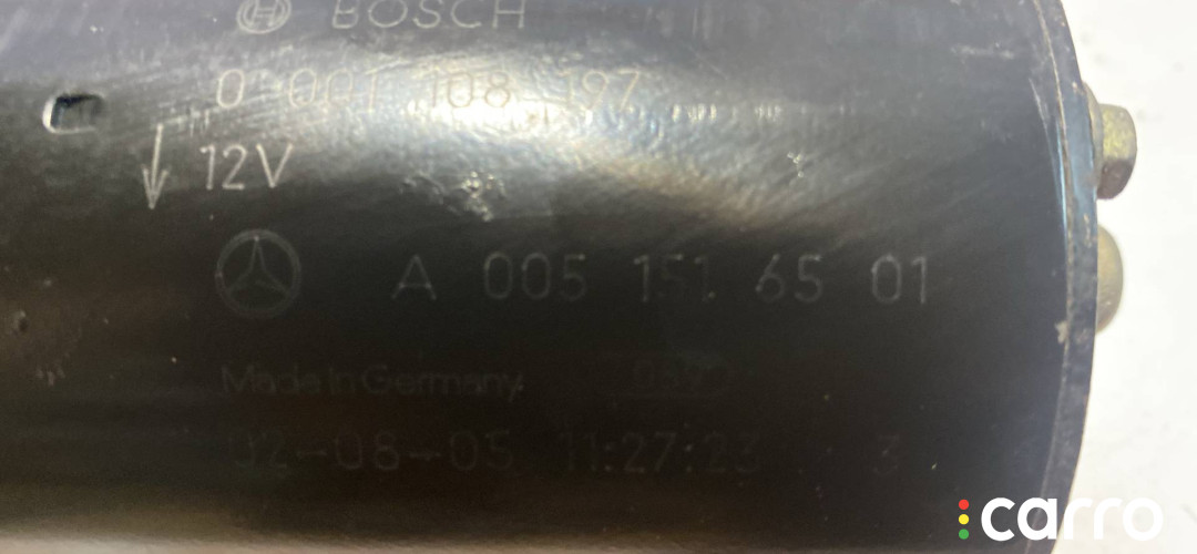 0051516501 Стартер Mercedes-Benz E W211 2002г. - фото №10