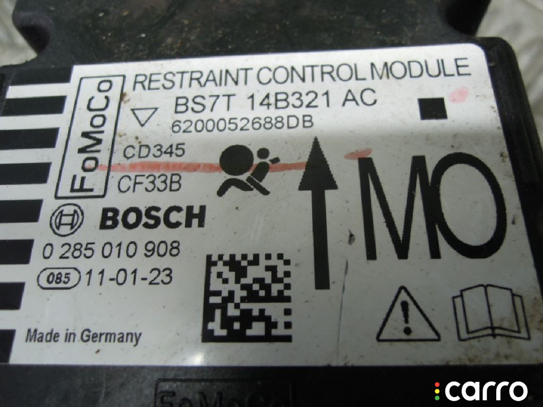 BS7T14B321 Блок AirBag Ford Mondeo 4 2011г. - фото №3