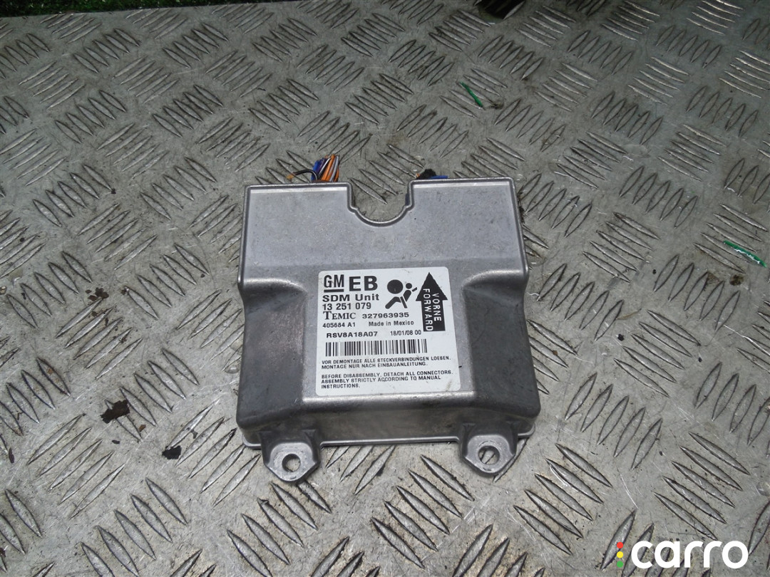 Блок AirBag Opel Astra H 2008г. - фото №1