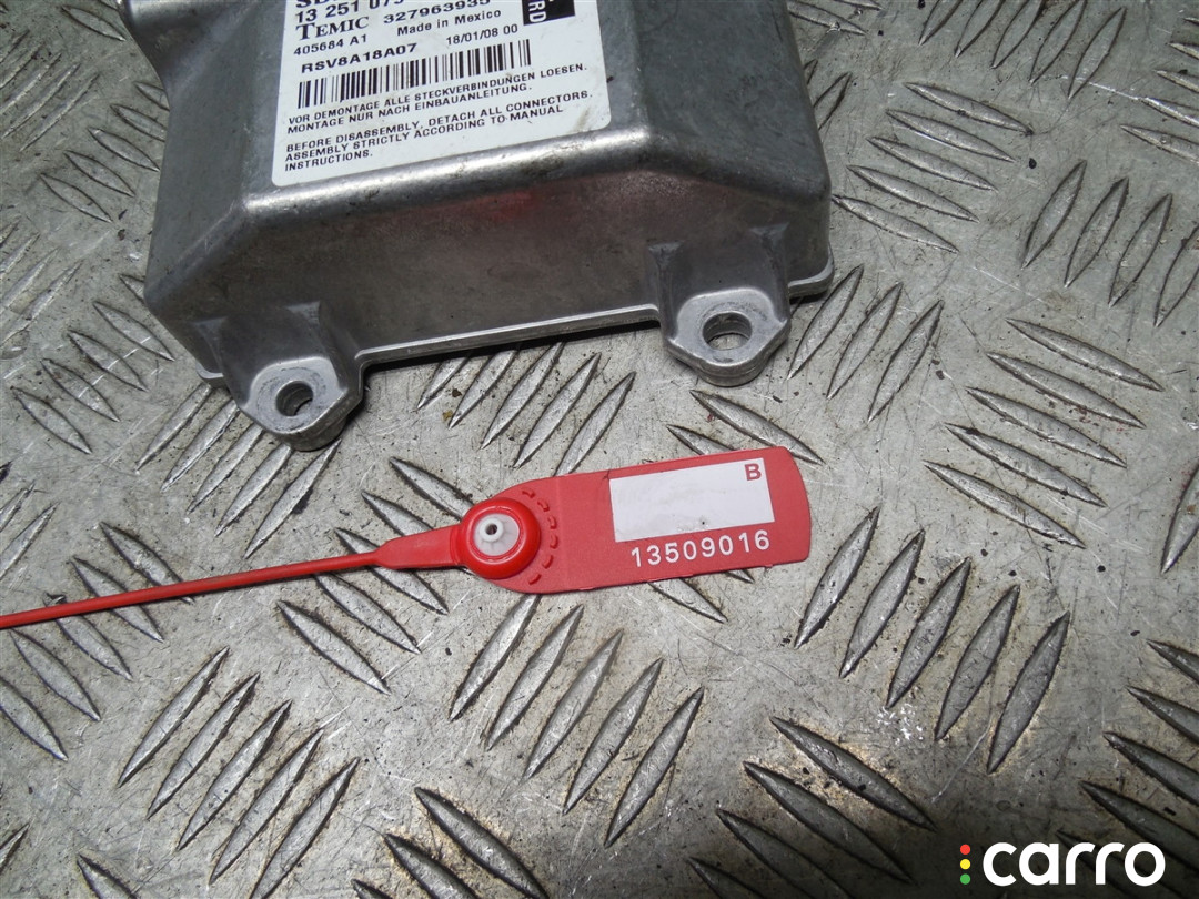 Блок AirBag Opel Astra H 2008г. - фото №4