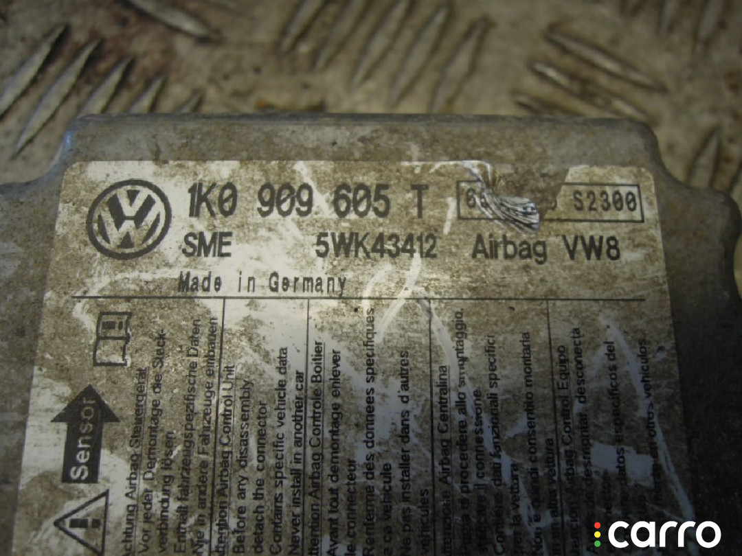Блок AirBag Skoda Octavia 2008г. - фото №2