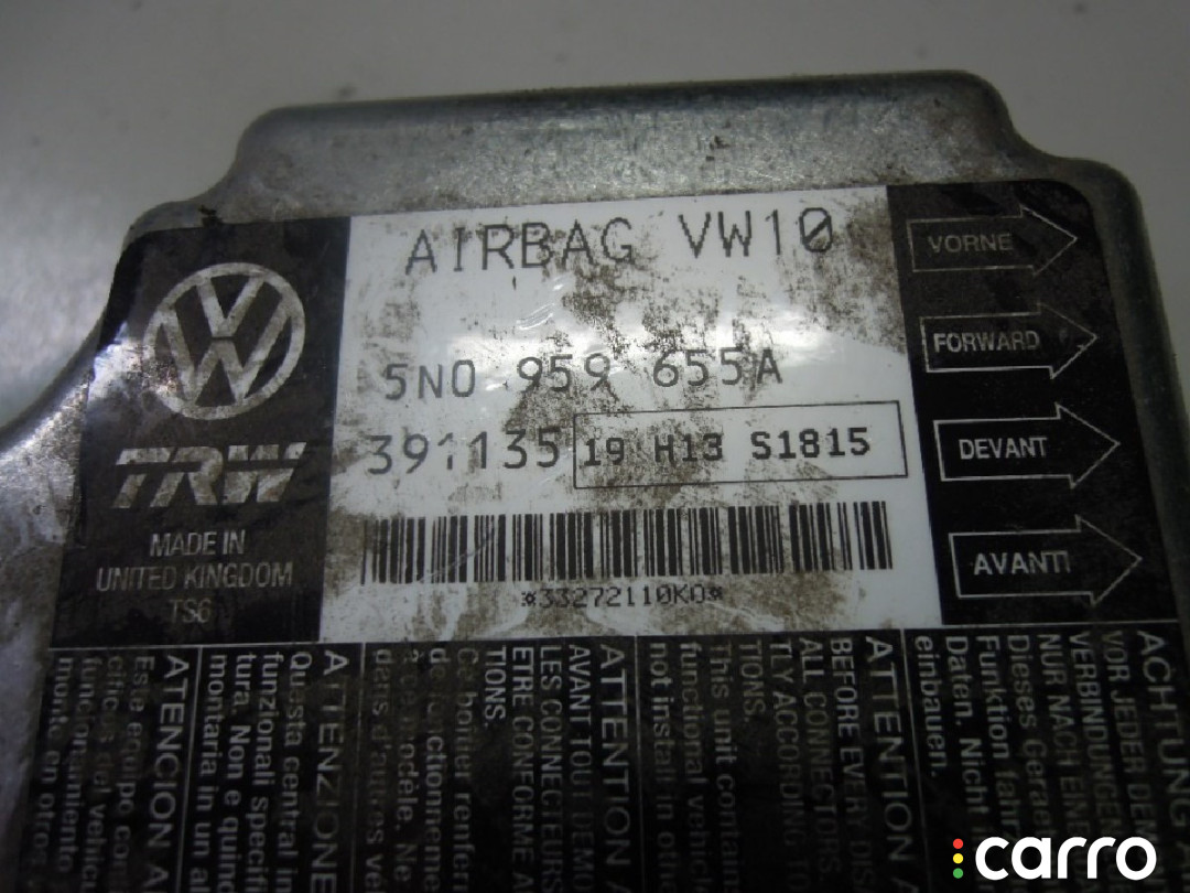 Блок AirBag Volkswagen Passat B6 2008г. - фото №2
