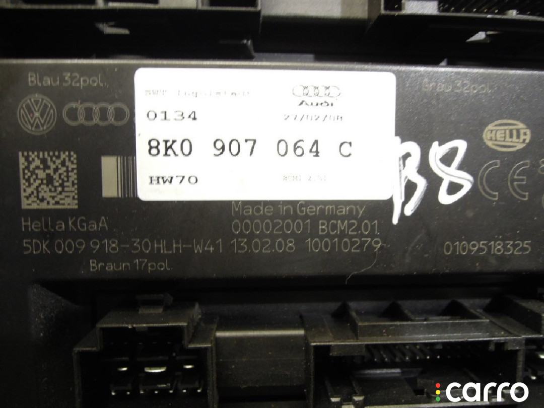 8K0907064 Блок комфорта AUDI A4 B8 2008г. - фото №3