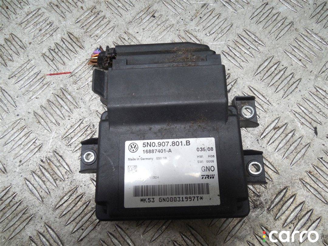 5N0907801 Блок ручника (стояночного тормоза) Volkswagen Tiguan 2008г. - фото №1
