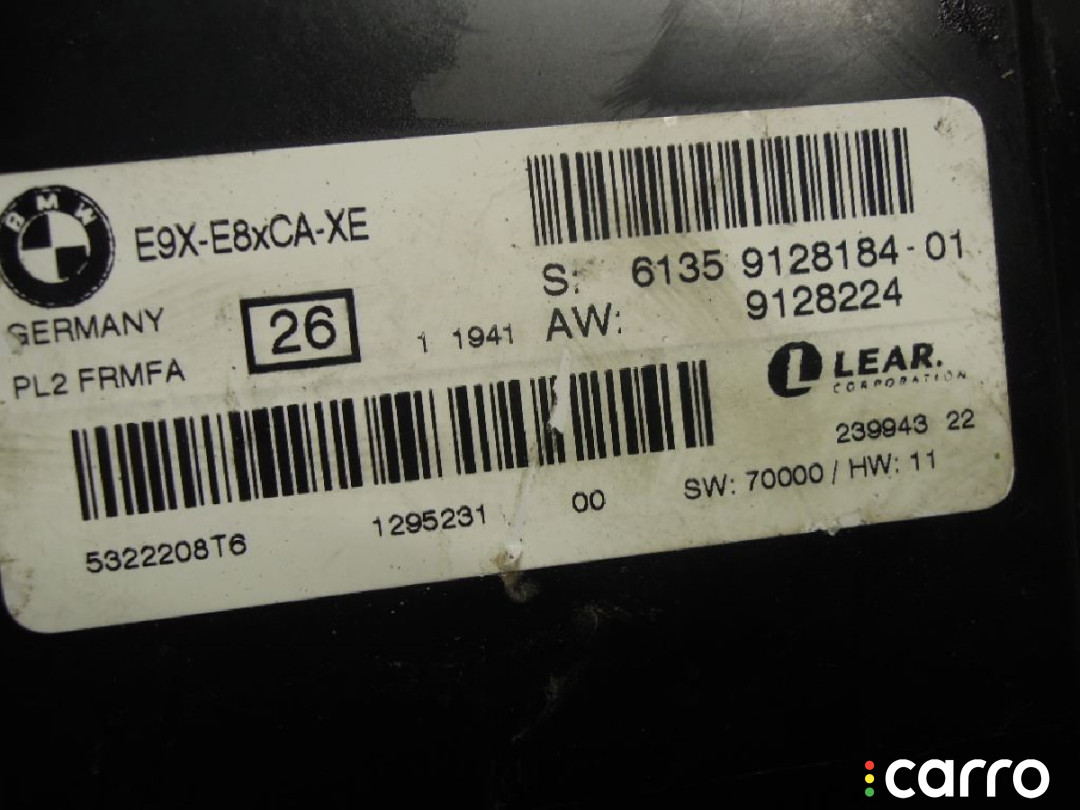 Блок управления светом BMW 3 E90/E91/E92/E93 2005г. - фото №3