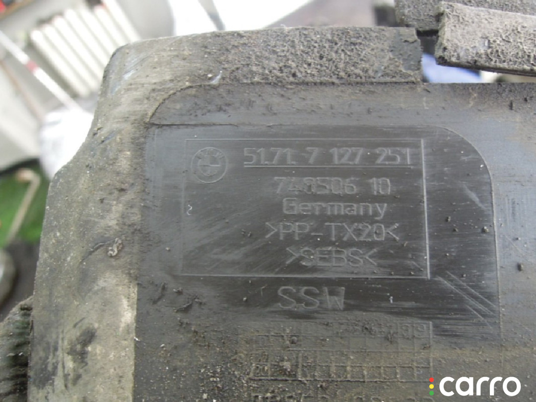 Воздуховод BMW 5 E60/E61 2005г. - фото №3